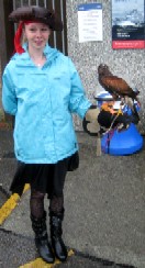 Girl with Bird of Prey