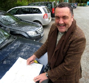 Gareth Explaining Where We Were Going