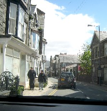 Driving Welsh Roads in Town