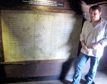 Ed Fox with Drake's Crew List