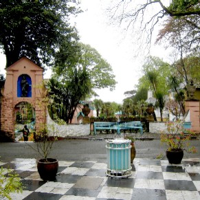 Looking out from Portmeirion Salutation