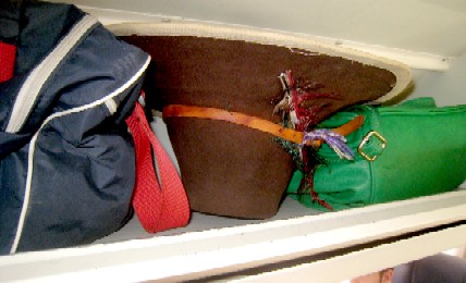 Patrick Hand Planter's Hate in the Overhead Compartment